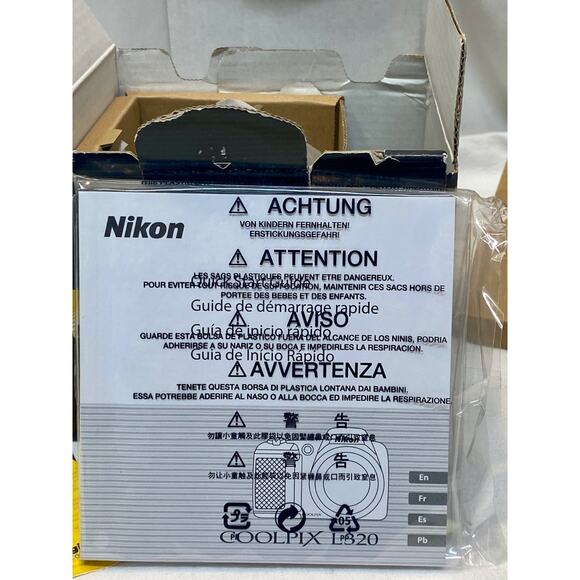 Nikon COOLPIX L320 16.1MP Digital Camera Black 26X Optical Zoom Wide Tested - Picture 10 of 10